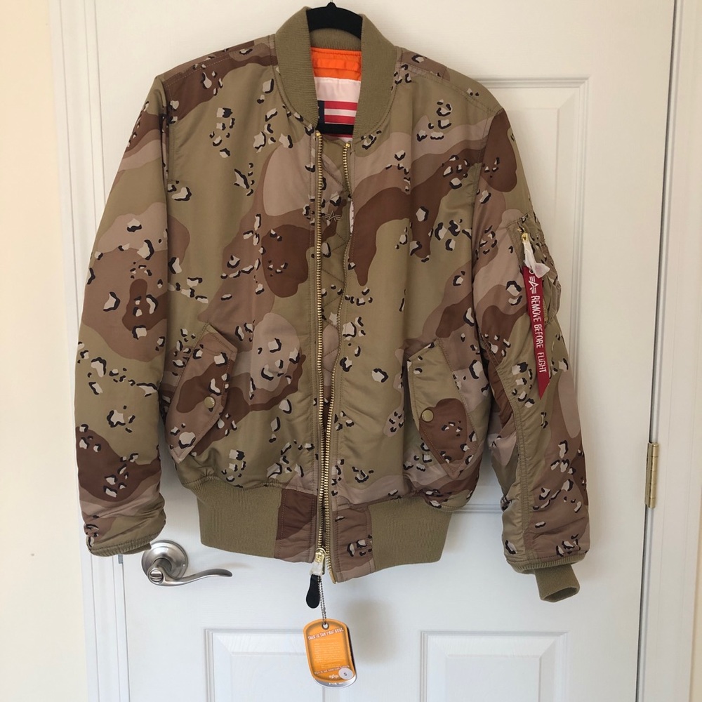Alpha Industries reversible legendary flight jacket